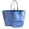 GOYARD Saint Louis White Goyardine GM Tote Bag 7