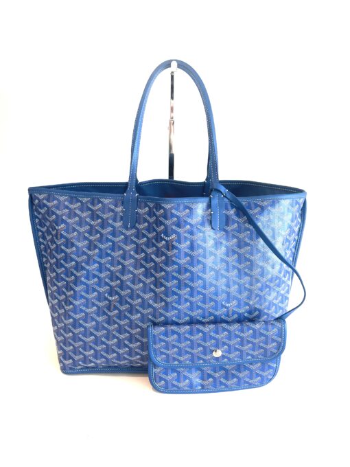 Goyard Goyardine Sky Blue Tote with Pouch Reserve