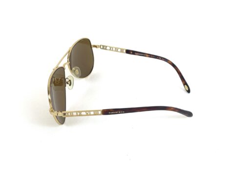 Tiffany & Company Gold Plated Atlas Aviator Sunglasses 7