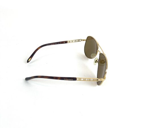 Tiffany & Company Gold Plated Atlas Aviator Sunglasses 5