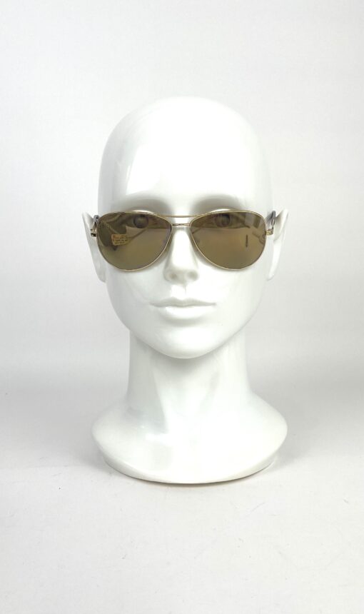Tiffany & Company Gold Plated Atlas Aviator Sunglasses 10