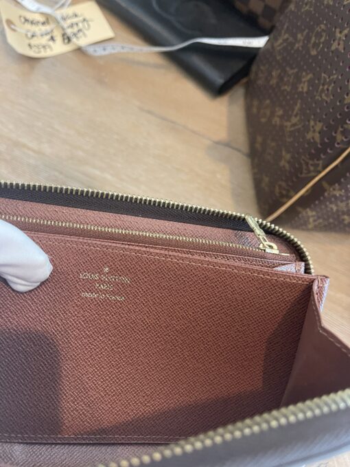 Louis Vuitton Damier Azur Zippy Organizer Wallet And Monogram Zippy Bundle 25
