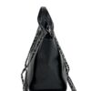 Chanel Medium Deauville Black Studded Logo Tote Bag 7