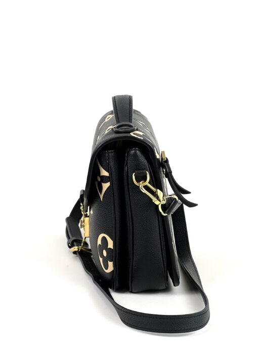 Louis Vuitton Pochette Métis Bicolor Black Beige Monogram Empreinte Leather 6