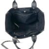 Chanel Medium Deauville Black Studded Logo Tote Bag 12