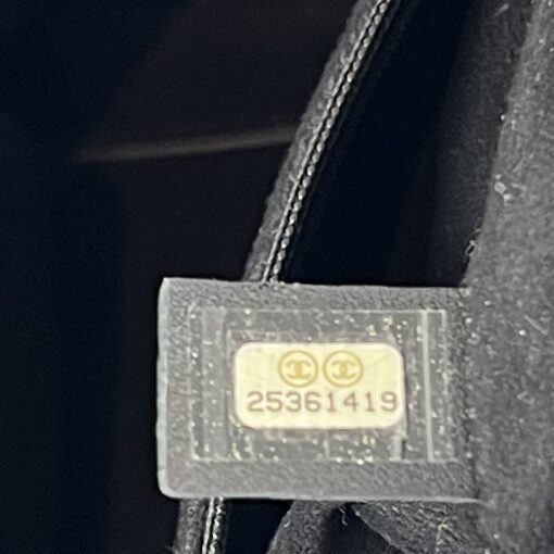 Chanel Medium Deauville Black Studded Logo Tote Bag 18