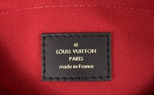 Louis Vuitton Damier Ebene Croisette Crossbody Red 14
