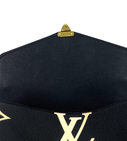 Louis Vuitton Pochette Métis Bicolor Black Beige Monogram Empreinte Leather 16