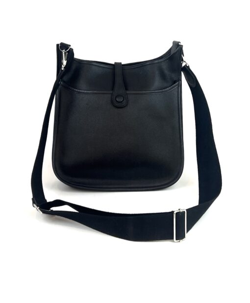 Hermes Evelyne PM Black Epsom Leather Silver 2011 - Image 3