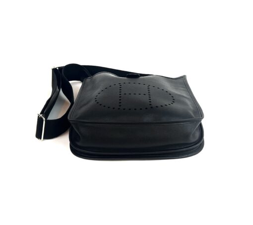 Hermes Evelyne PM Black Epsom Leather Silver 2011 - Image 5