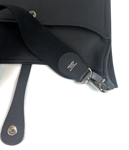 Hermes Evelyne PM Black Epsom Leather Silver 2011 - Image 9