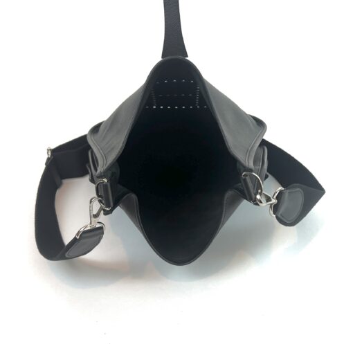 Hermes Evelyne PM Black Epsom Leather Silver 2011 - Image 10