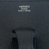 Hermes Evelyne PM Black Epsom Leather Silver Hardware 13
