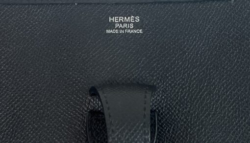 Hermes Evelyne PM Black Epsom Leather Silver 2011 - Image 14