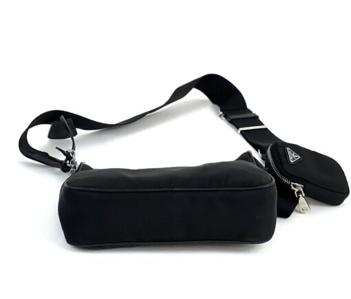 Prada Nylon Re-Edition Shoulder Messenger Crossbody Bag Black 2022 21