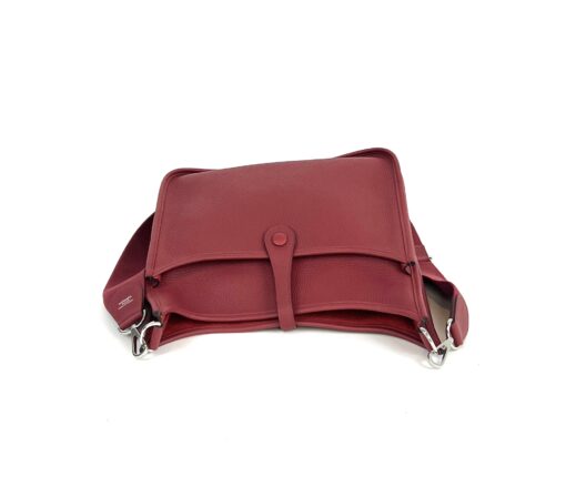 Hermes Taurillon Clemence Evelyne III PM Rouge 16