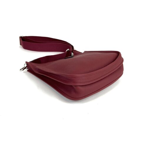 Hermes Taurillon Clemence Evelyne III PM Rouge 14