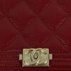 Chanel Boy WOC Red Caviar Quilted GHW 2019 13
