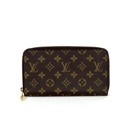 Louis Vuitton Monogram Zippy Organizer Wallet Brown