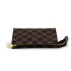Louis Vuitton Damier Ebene Toiletry Cosmetic Pouch 15 7