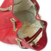 Gucci Soho Pebbled Leather Chain Medium Shoulder Bag Red 13