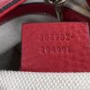 Gucci Soho Pebbled Leather Chain Medium Shoulder Bag Red 14