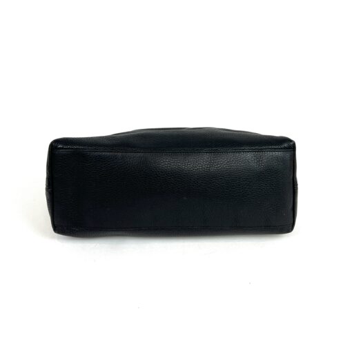 Gucci Soho Pebbled Leather Chain Medium Shoulder Bag Black 19