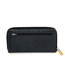 Chanel Black Leather Timeless Zippy Wallet 20
