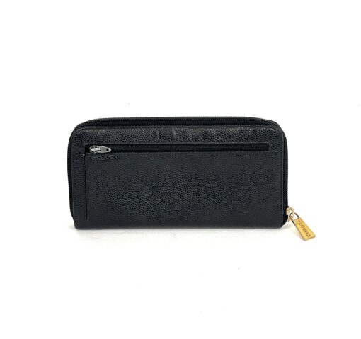 Chanel Black Leather Timeless Zippy Wallet 8