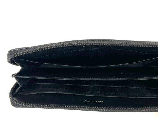 Chanel Black Leather Timeless Zippy Wallet 11