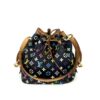 Louis Vuitton Monogram Multicolor Petit Noe Shoulder Bag Black