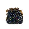 Louis Vuitton Monogram Multicolor Petit Noe Shoulder Bag Black 4