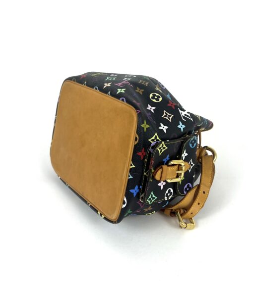 Louis Vuitton Monogram Multicolor Petit Noe Shoulder Bag Black 15