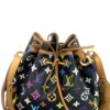 Louis Vuitton Monogram Multicolor Petit Noe Shoulder Bag Black 9