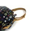 Louis Vuitton Monogram Multicolor Petit Noe Shoulder Bag Black 17