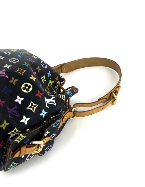 Louis Vuitton Monogram Multicolor Petit Noe Shoulder Bag Black 17