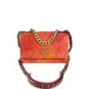 Chanel Quilted Pink Coral Tweed Crossbody Small