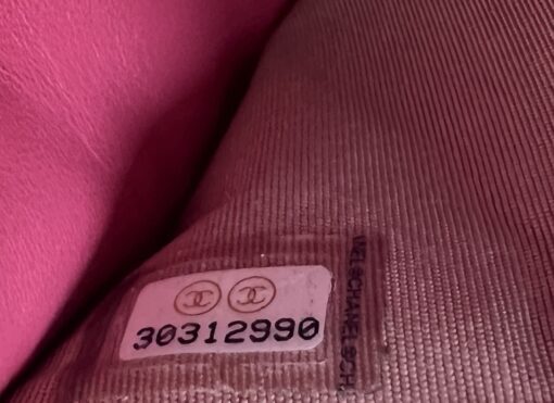 Chanel 19 Pink Tweed Crossbody Gold Hardware Series 30 10