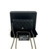CHANEL Black Classic Wallet On Chain WOC Shoulder Bag Crossbody GHW 2