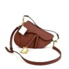 Christian Dior Limited Edition Rust Color Saddle Bag with Strap