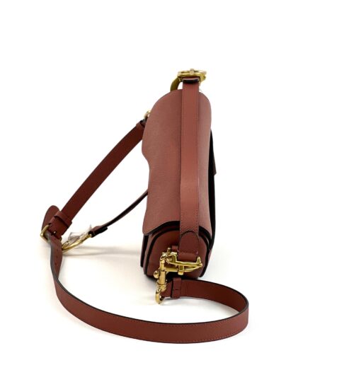 Christian Dior Limited Edition Rust Color Saddle Bag with Strap 8