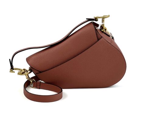 Christian Dior Limited Edition Rust Color Saddle Bag with Strap 6