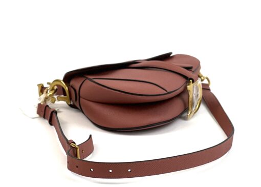 Christian Dior Limited Edition Rust Color Saddle Bag with Strap 13