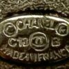 Chanel Crystal Ball Silver Stud Earrings with Gold CC 7