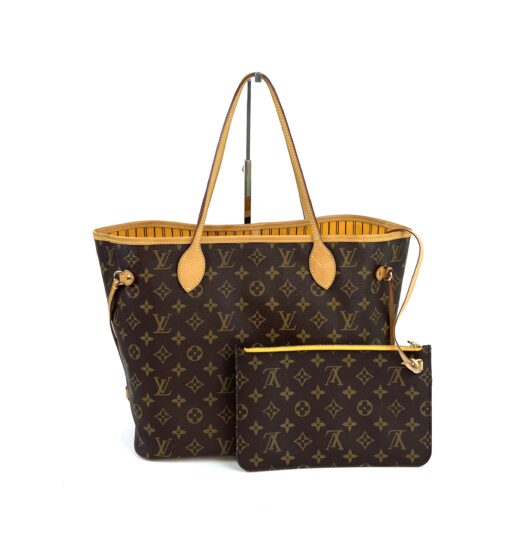 Louis Vuitton Monogram Neverfull MM Mimosa Set