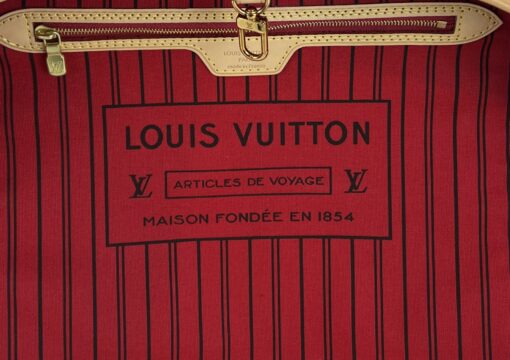 Louis Vuitton Monogram Neverfull MM Cherry Red 16
