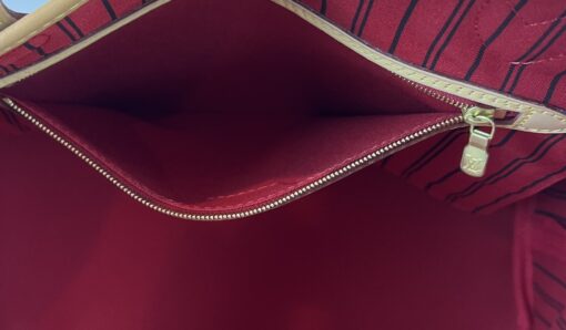 Louis Vuitton Monogram Neverfull MM Cherry Red 14