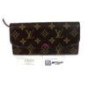 Louis Vuitton Monogram Emilie Wallet Fuchsia 2