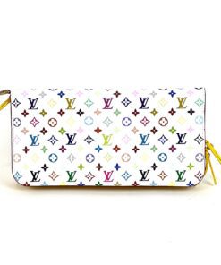 Louis Vuitton Monogram Multicolor Insolite Wallet White Yellow
