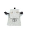 Hermes Mini Pop H Earrings White Rose Gold 2